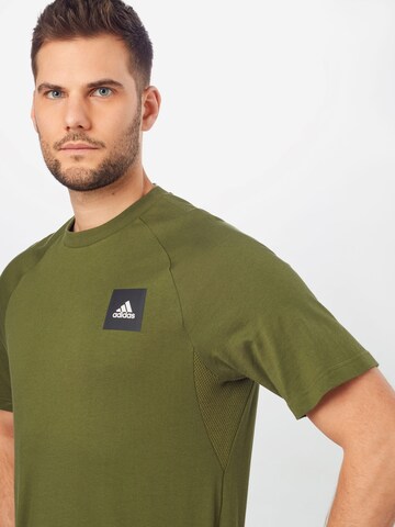 Tricou funcțional de la ADIDAS SPORTSWEAR pe verde