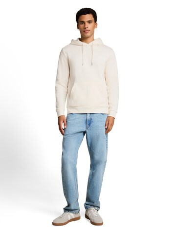 TOM TAILOR DENIM Sweatshirt in Weiß