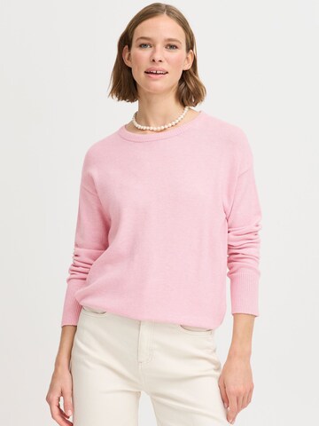 Pull-over 'Nonina' b.young en rose : devant
