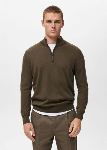 MANGO MAN Sweater 'Willyp' in Green: front
