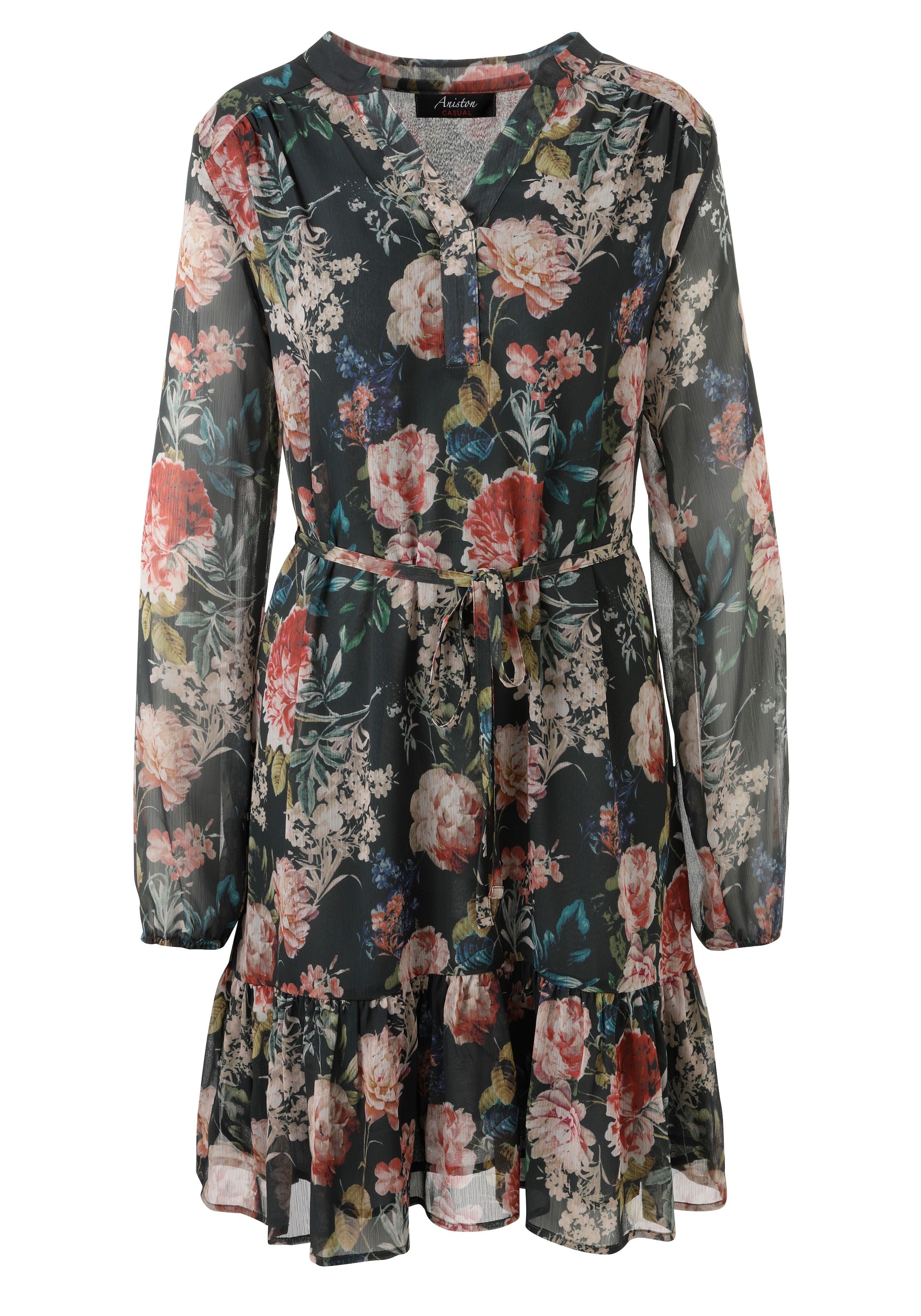 Aniston CASUAL Kleid in Grün: Vorderseite