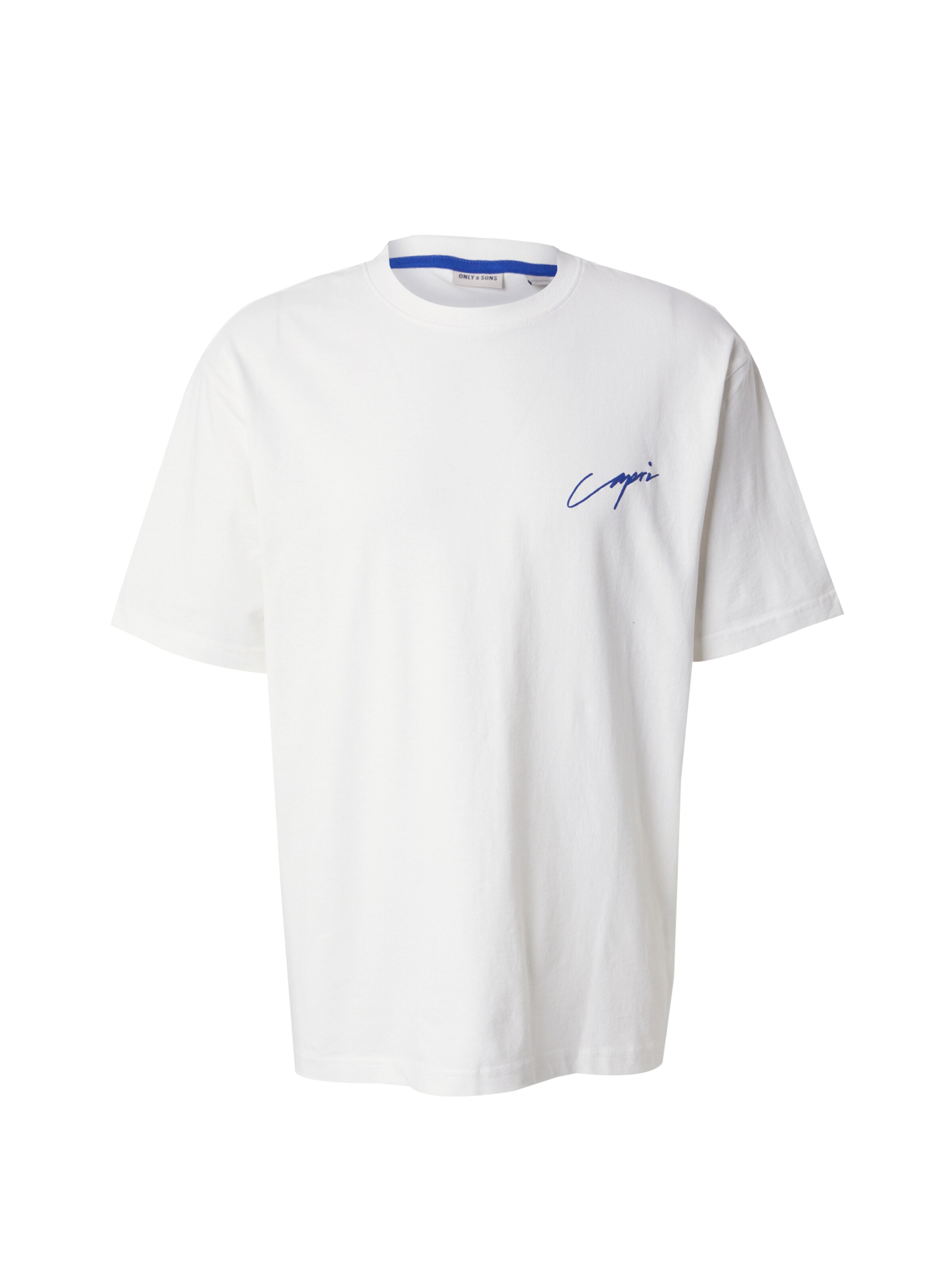 Only & Sons Koszulka 'ONSMILO' w kolorze biały: przód