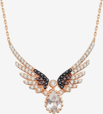 Chaîne 'Flügel Kette Rose' Dkeniz en rose : devant