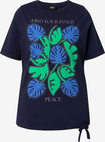 Ulla Popken Shirt in Blau: Vorderseite