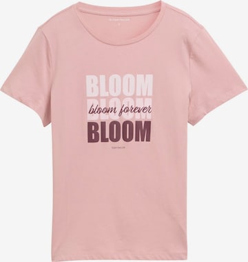 TOM TAILOR Shirt in Roze: voorkant