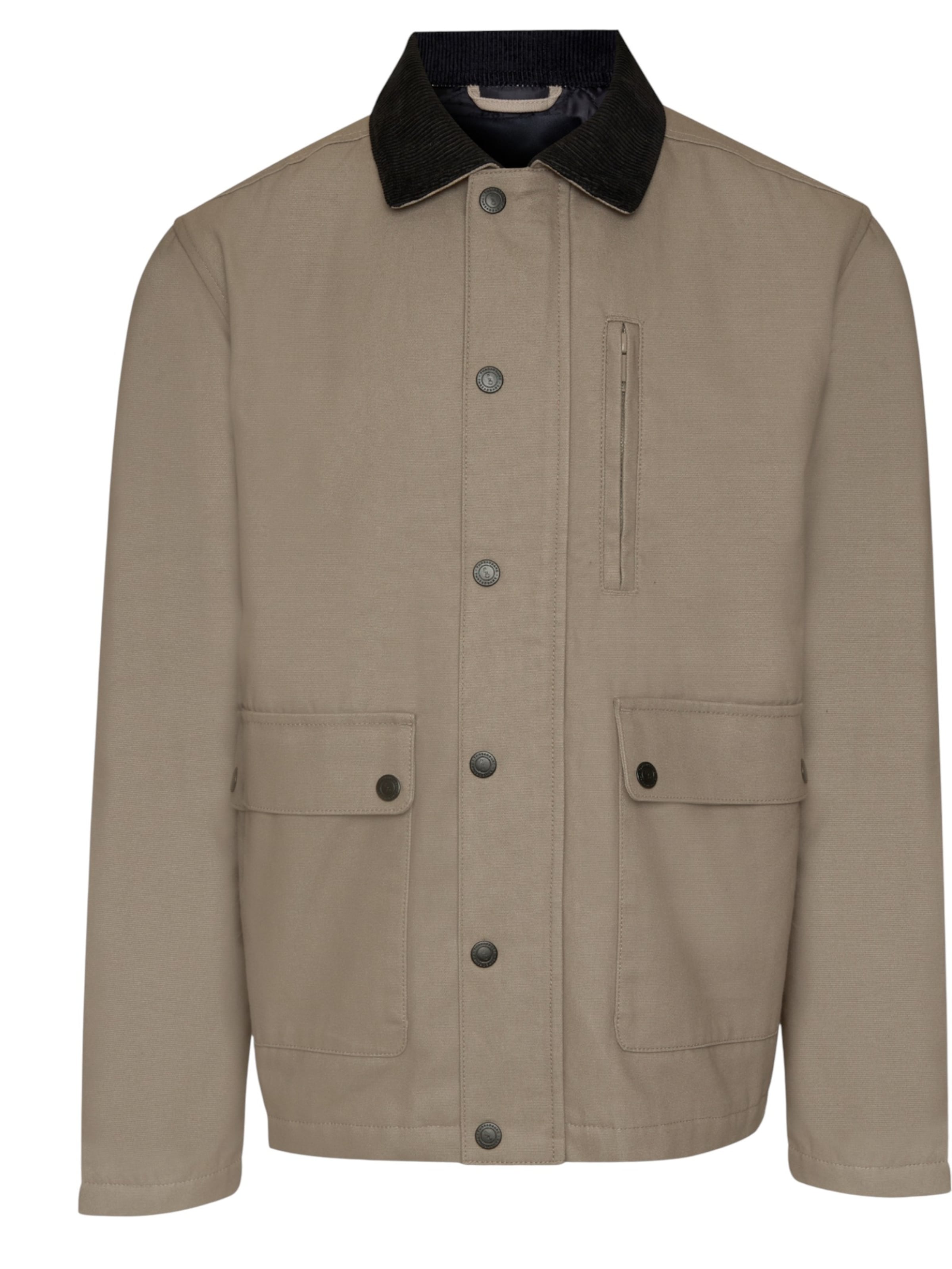 Threadbare Jacke 'Frawley' in Braun: Vorderseite