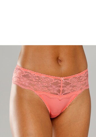 NUANCE Thong in Orange: front