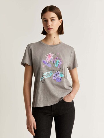 T-shirt Scalpers en gris : devant