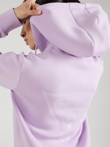 GUESS Athletic Zip-Up Hoodie 'ALLIE' in Purple