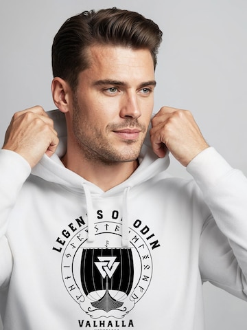 Neverless Sweatshirt 'Legends of Odin' in White