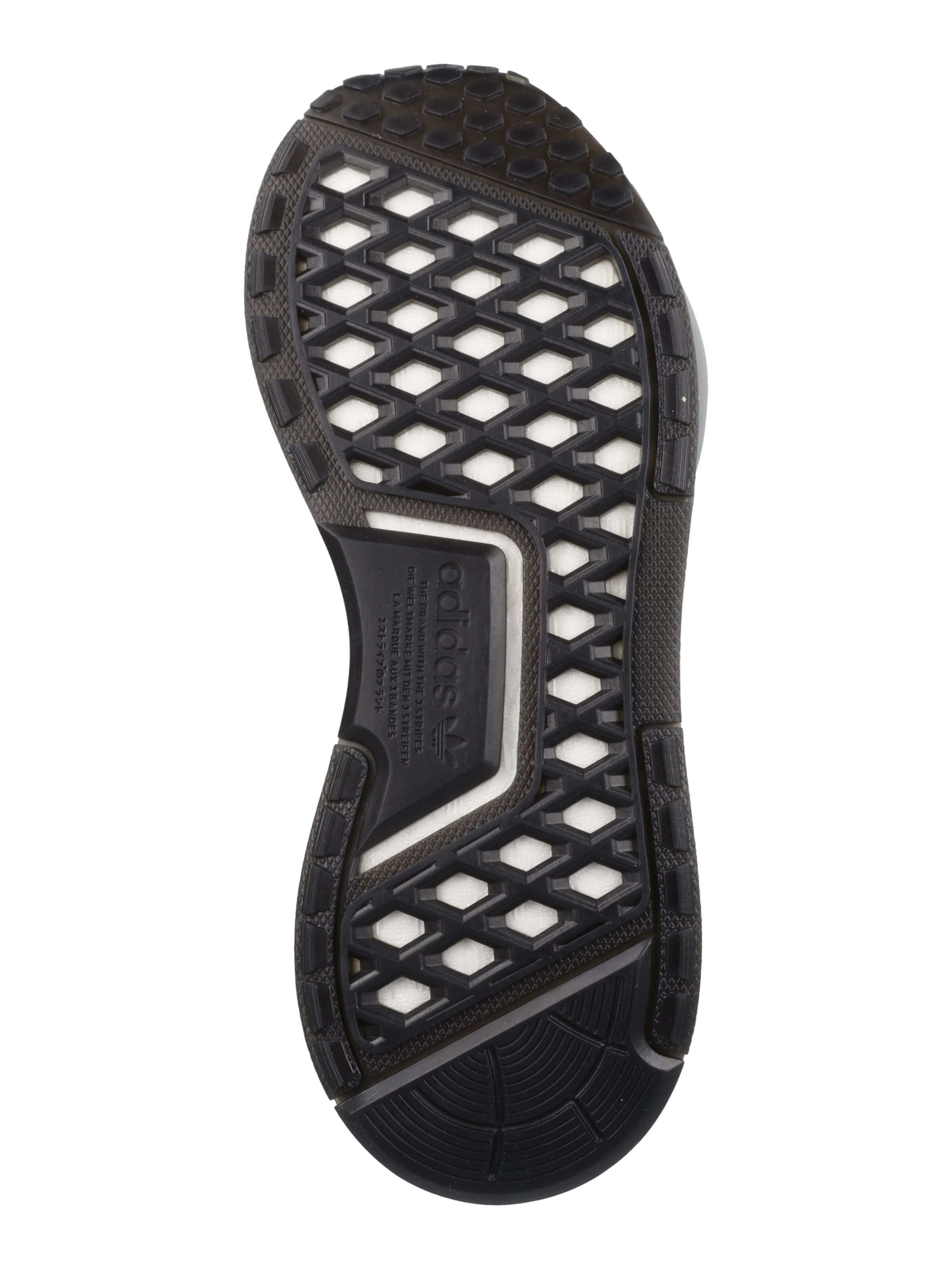 pelēks ADIDAS ORIGINALS Zemie brīvā laika apavi 'Nmd_R1 V3'