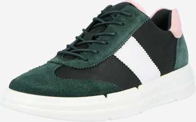 Sneaker low ECCO pe verde închis / roz / alb, Vizualizare produs