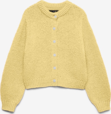 Vero Moda Girl Knit cardigan 'VMWilo' in Yellow: front