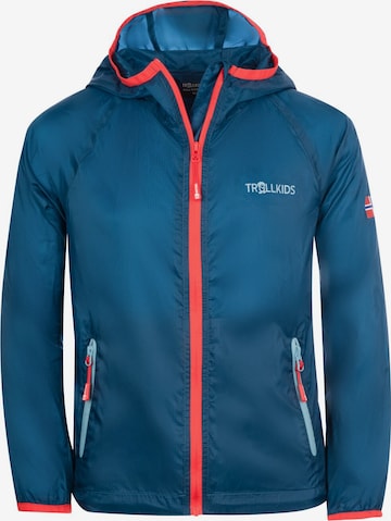 TROLLKIDS Outdoor jacket in Green: front