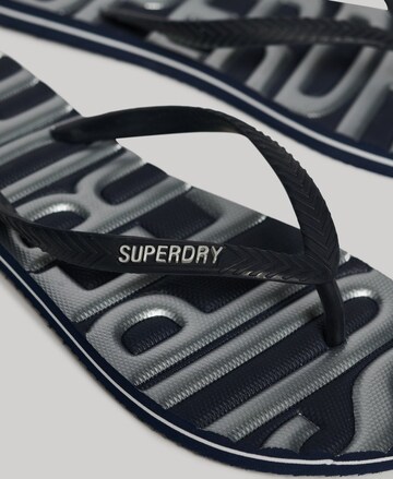 Superdry T-bar sandals in Blue