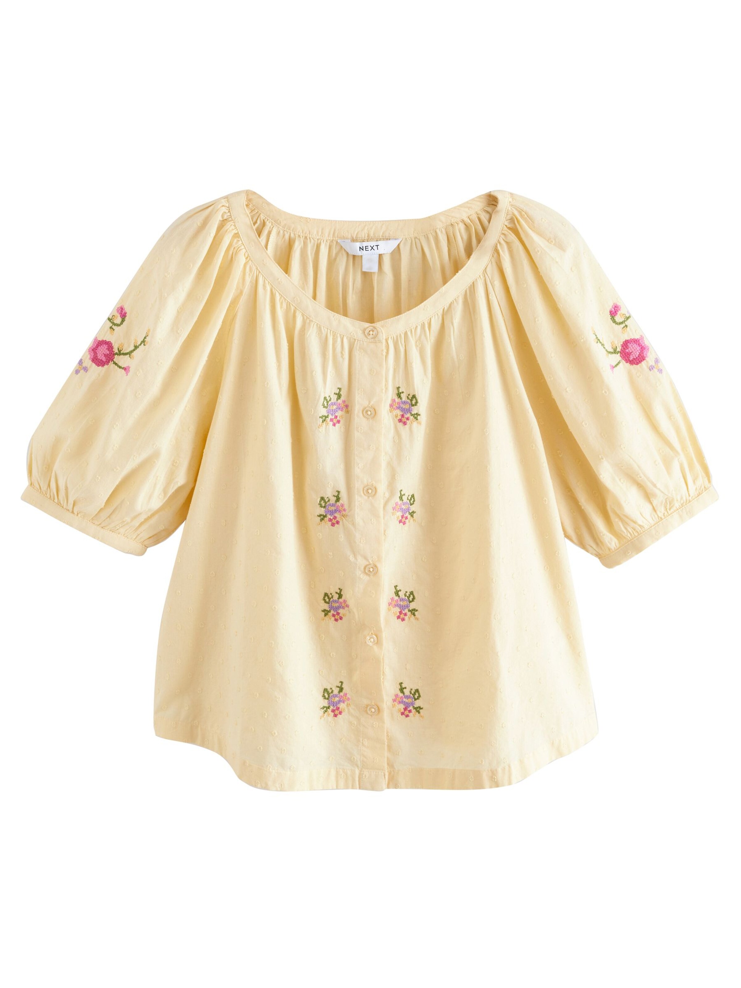 Next Blouse in Geel: voorkant