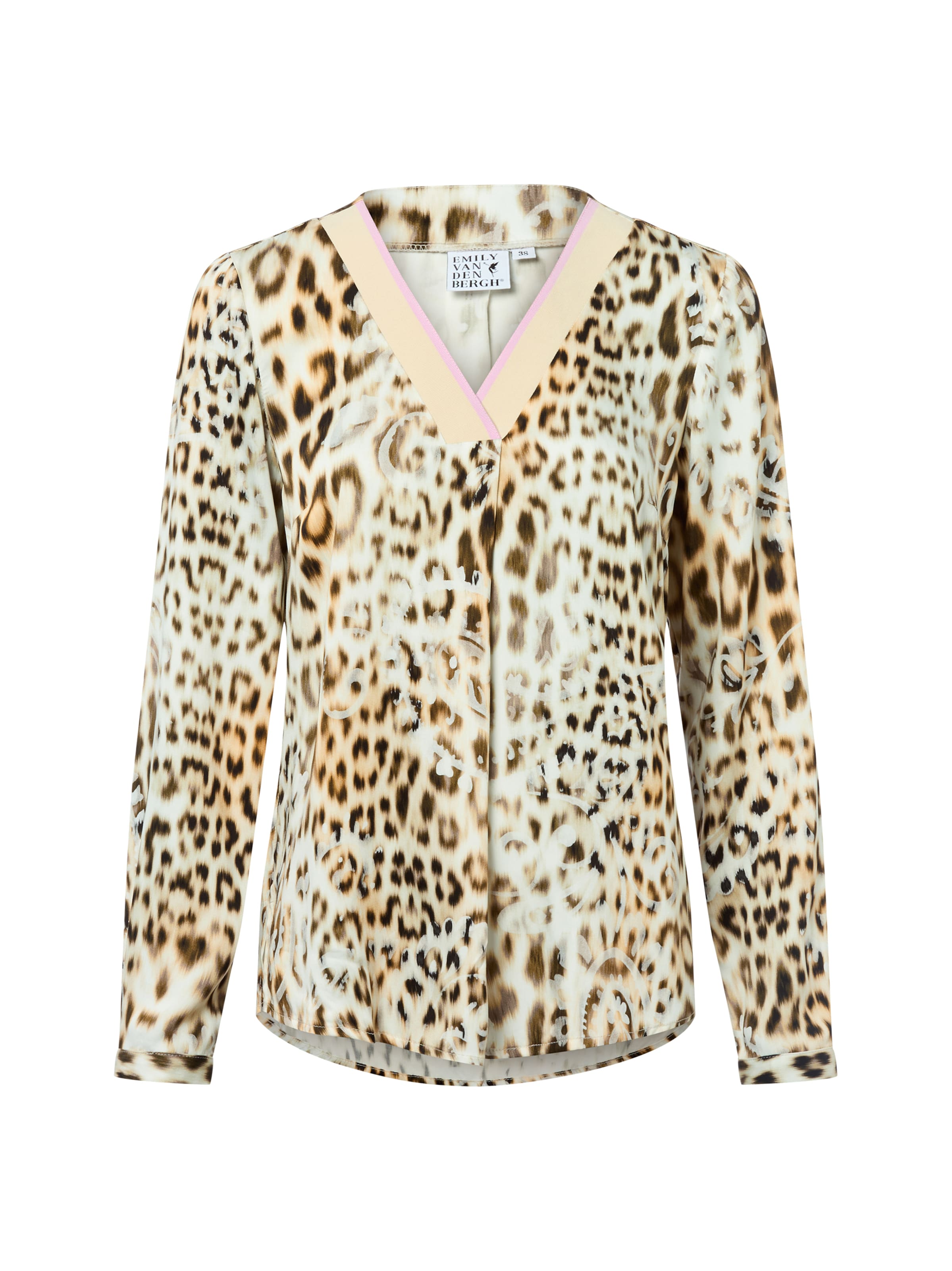 Emily Van Den Bergh Blouse in Beige: front