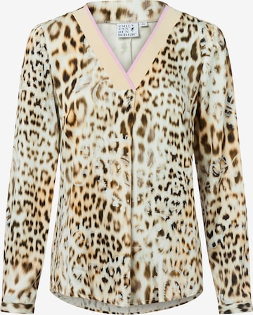 Emily Van Den Bergh Blusenshirt in Beige: Vorderseite