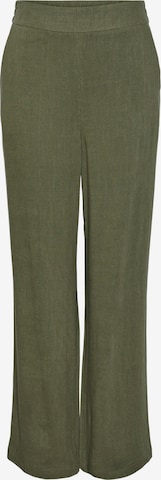 PIECES Wide leg Pants 'VINSTY' in Green: front
