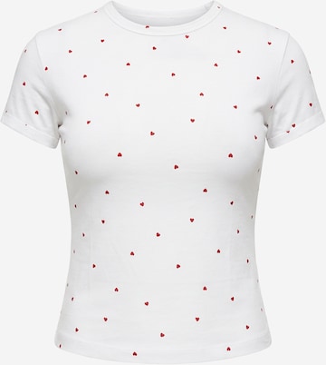 studioselect Μπλουζάκι 'Avena' σε λευκό: μπροστά