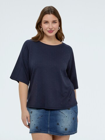 T-shirt Fiorella Rubino en bleu
