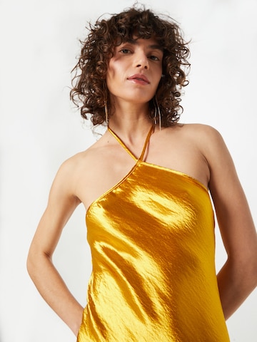 Coast Koktejlové šaty – žlutá