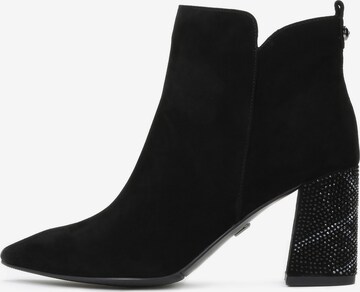 Kazar Booties in Black: front