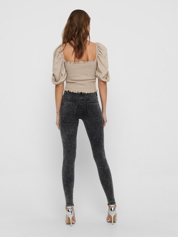 ONLY Skinny Jeans 'ROYAL' in Zwart