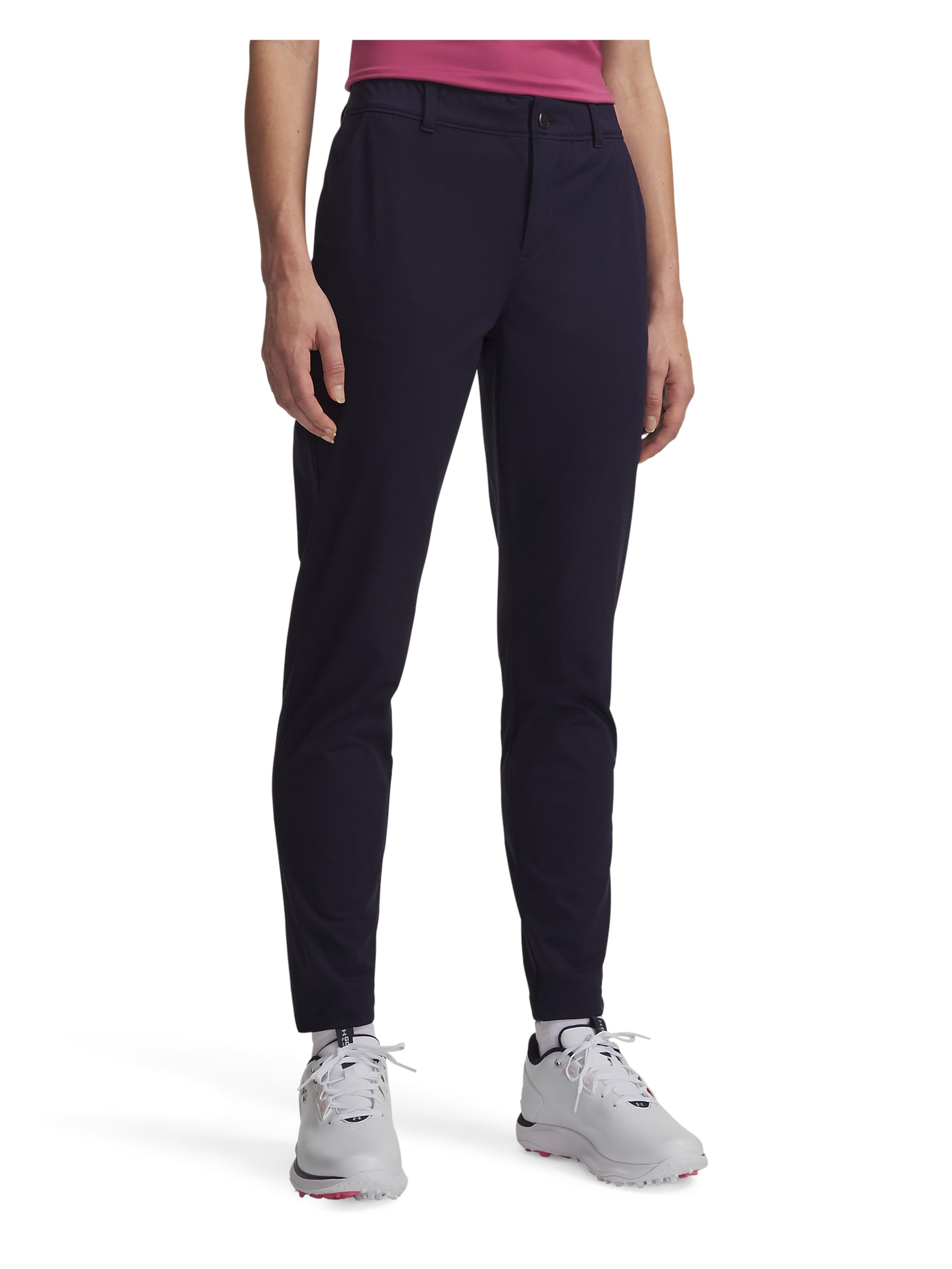 UNDER ARMOUR Slimfit Sportbroek 'Drive' in Blauw: voorkant