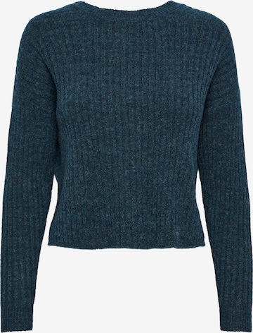 PIECES Sweater 'JOSE' in Blue: front