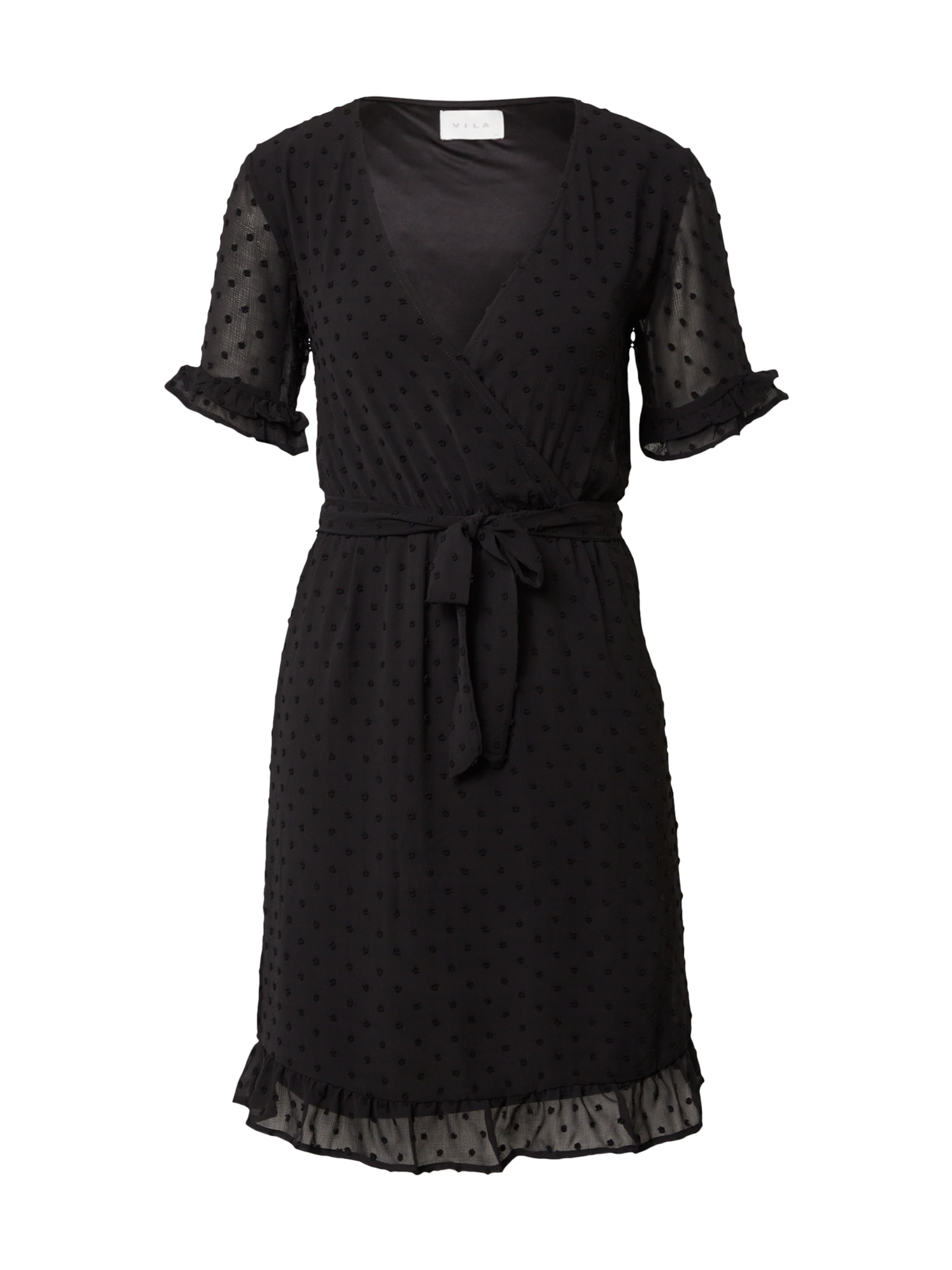 VILA Mekko 'DOTTEN' värissä musta: etupuoli