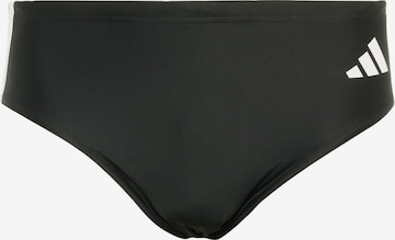 ADIDAS PERFORMANCE Sports swimming trunks '3-Stripes Swim' in Black: front