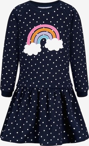 Robe happy girls en bleu : devant