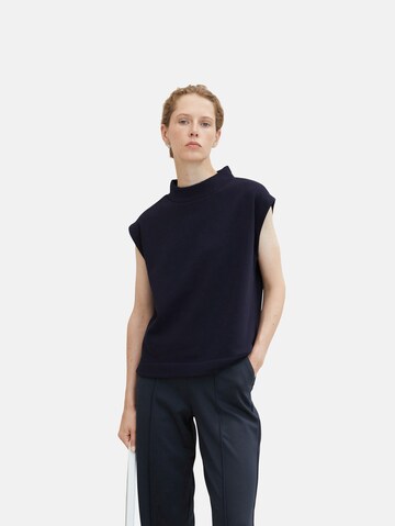 Sweat-shirt TOM TAILOR en bleu