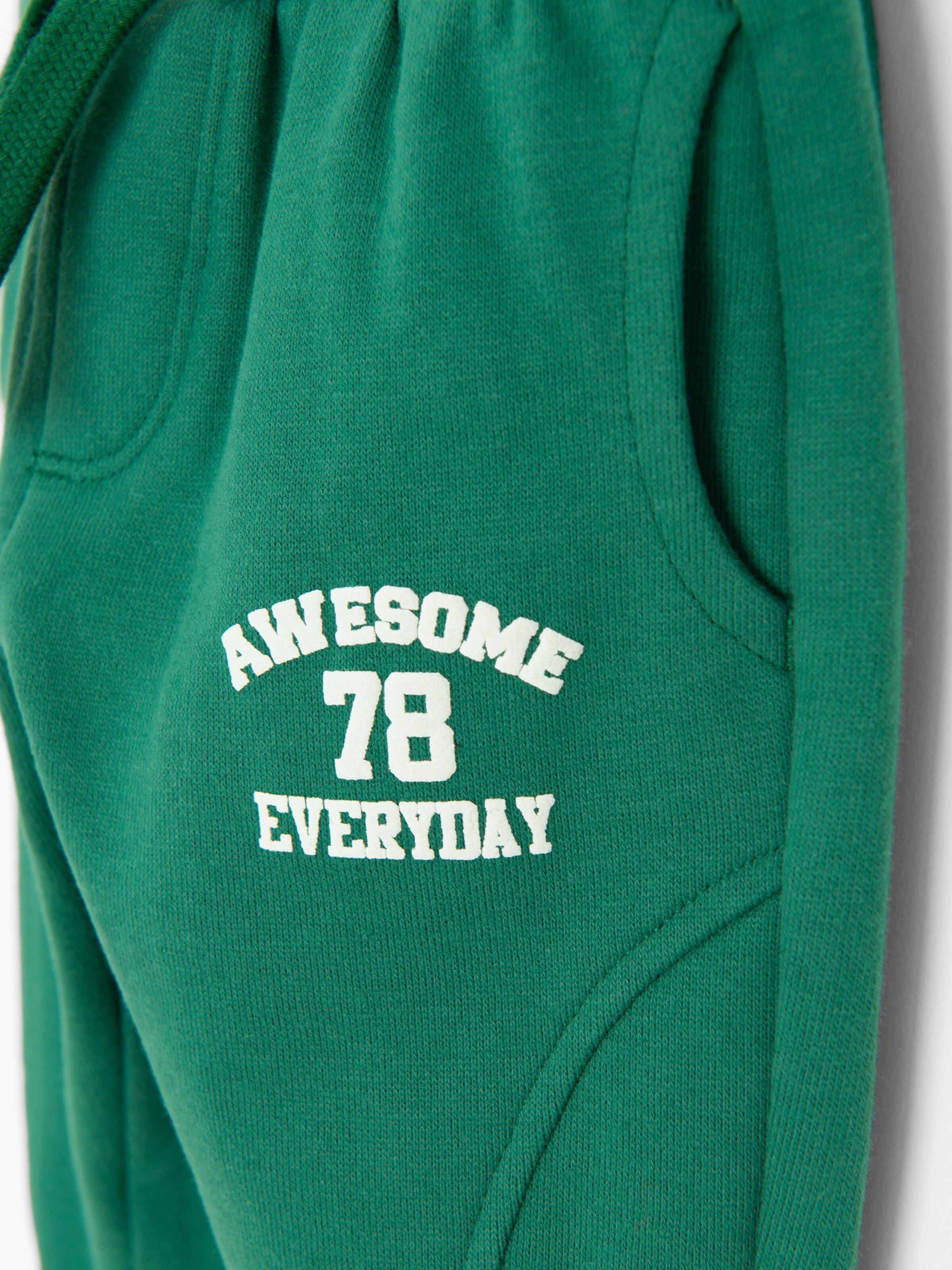 Cool Club Zúžený Kalhoty – zelená