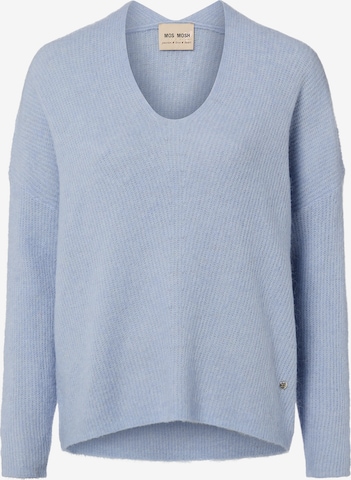 MOS MOSH Trui ' MMThora ' in Blauw: voorkant