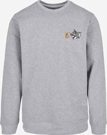 ABSOLUTE CULT Sweatshirt 'Tom And Jerry - Classic Heads' in Grey: front