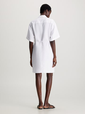 Calvin Klein Blusenkleid in Weiß