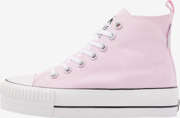 Baskets hautes 'Kaya' BRITISH KNIGHTS en rose : devant