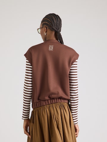 ICHI Vest in Brown