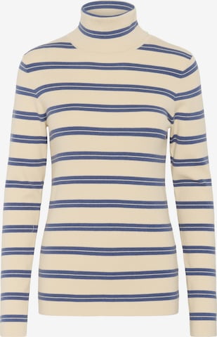 Pull-over 'SLSpina' SOAKED IN LUXURY en beige : devant