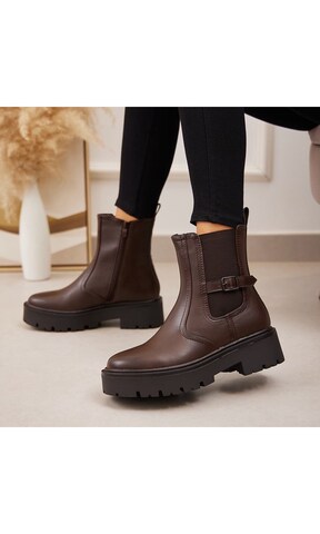 Ital-Design Chelsea Boots in Brown