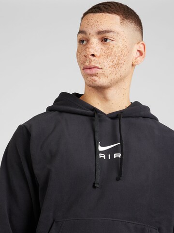 Nike SportswearSweater majica 'AIR' - crna boja
