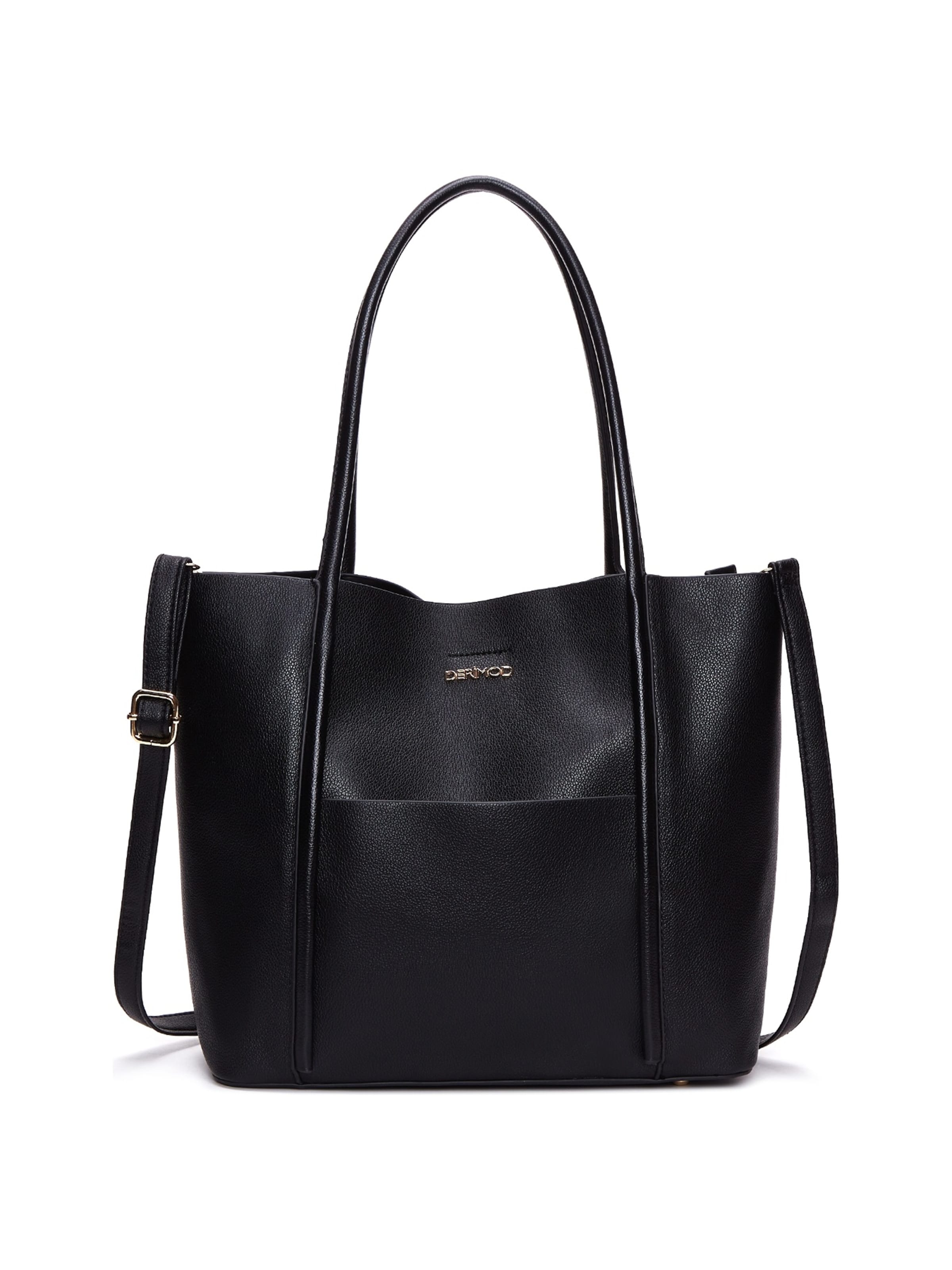 Derimod Schultertasche in Schwarz: Vorderseite