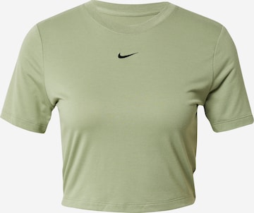 Nike Sportswear Shirt 'Essential' in Green: front