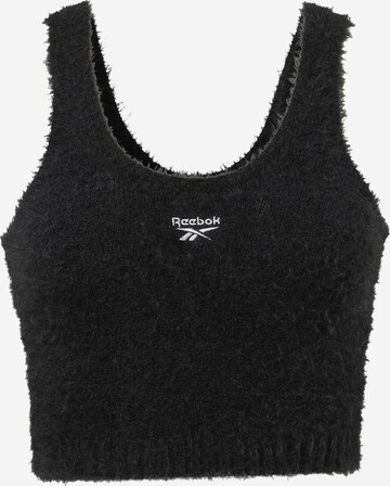 Reebok - Top de punto en negro: frente