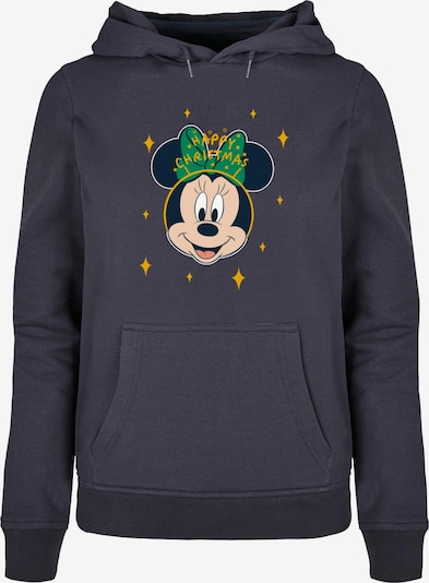 ABSOLUTE CULT Sweatshirt 'Minnie Mouse - Happy Christmas' in Beige / Navy / Curry / Emerald, Item view
