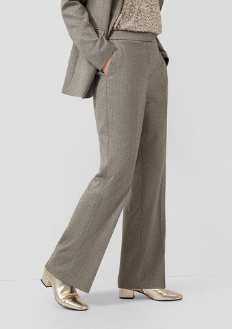 Regular Pantalon à plis s.Oliver en gris