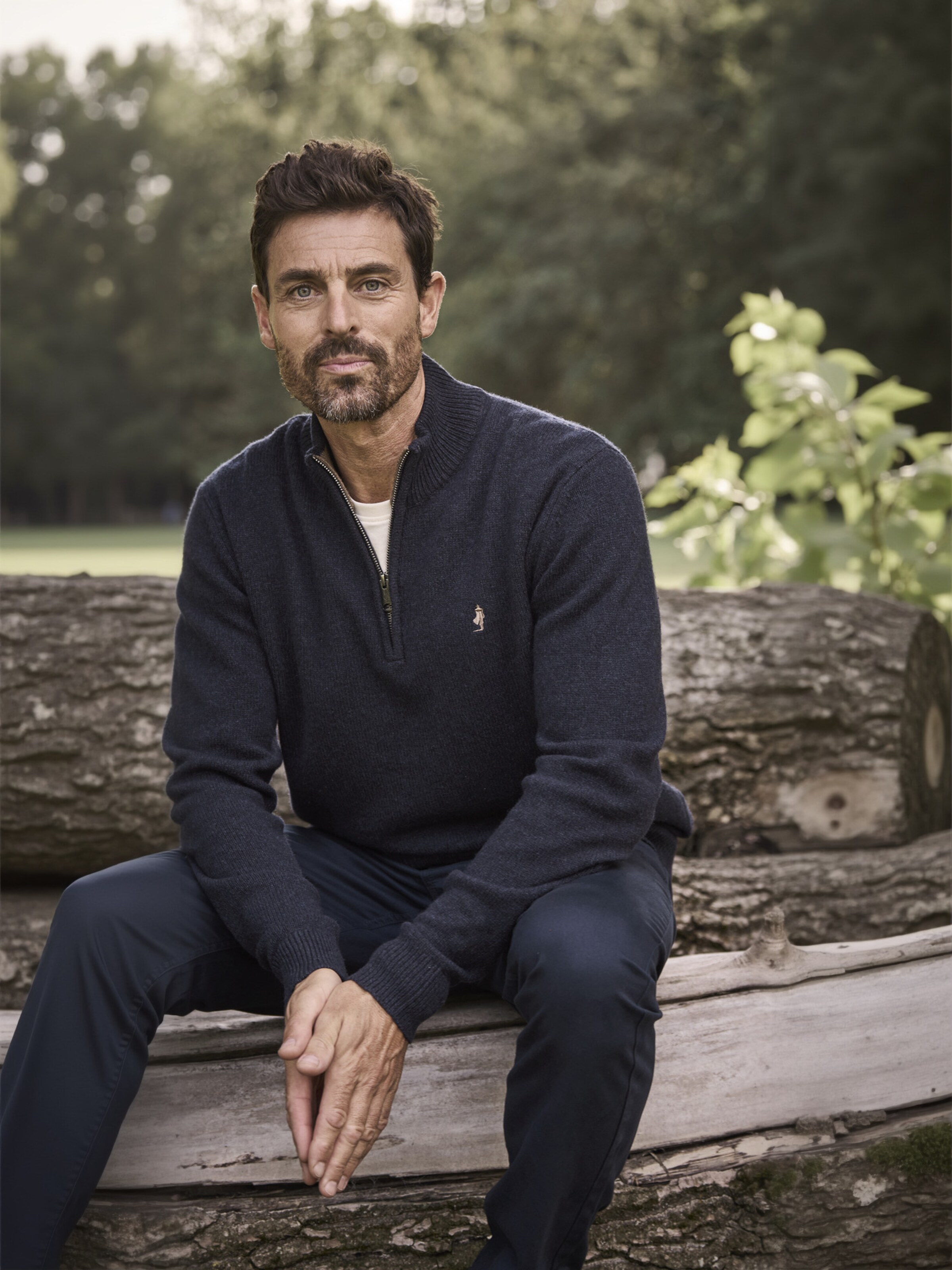 MCS - Pullover 'MCAxel' em azul