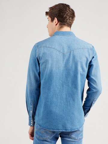 WRANGLER Средняя посадка Рубашка 'WESTERN SHIRT' в Синий